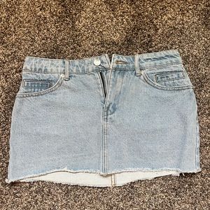 Denim Mini Skirt🩵